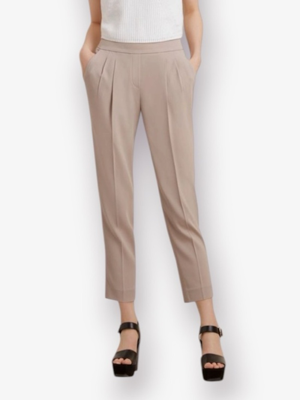 Aritzia Babaton Light Blush Pink Cohen Pant Size 12